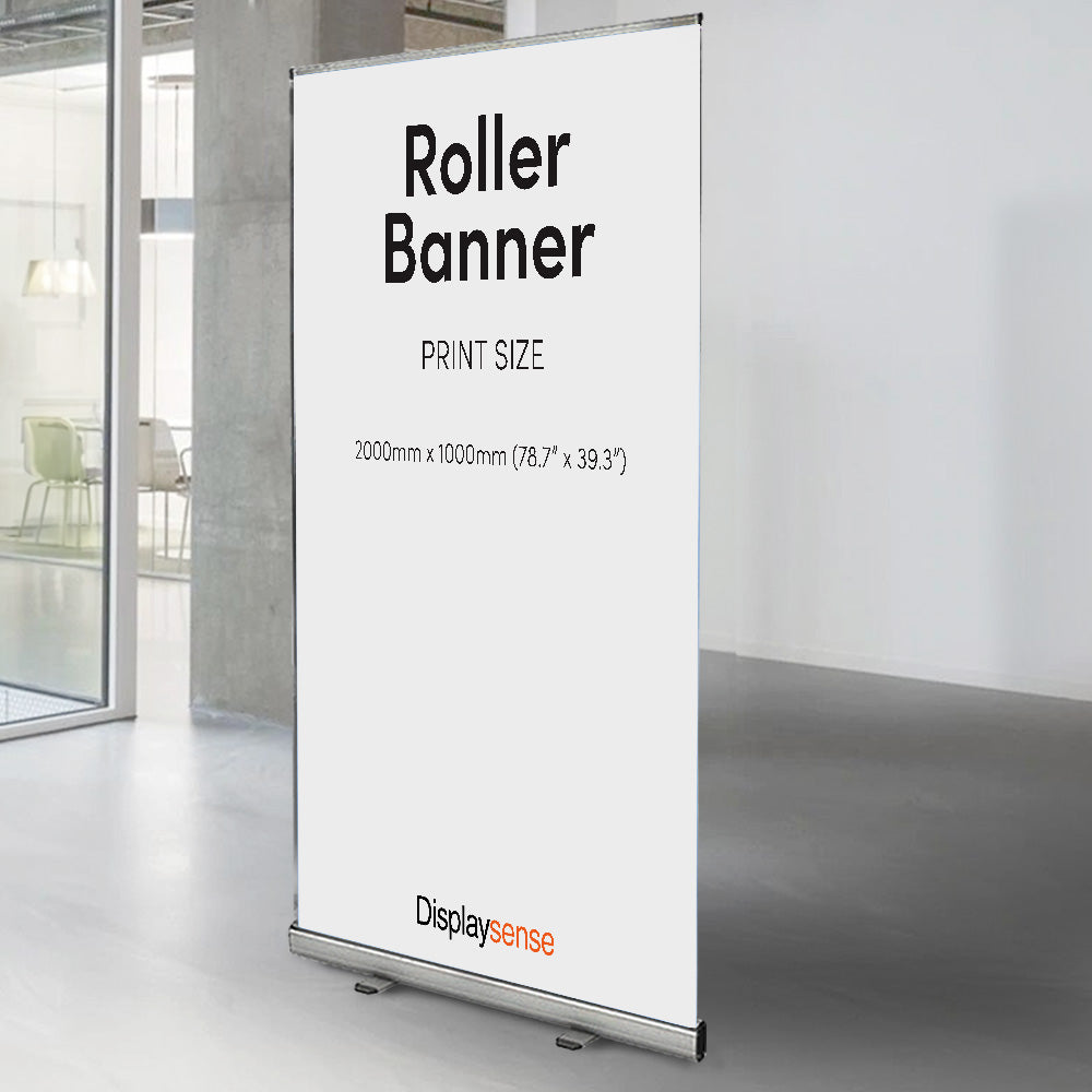 1000mm x 2000mm printing service for a single-sided 340gsm waterproof polypropylene banner, ideal for outdoor and indoor use.
