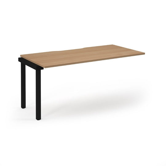 Single Straight Leg Add-On Desk 1600mm (Requires Starter)