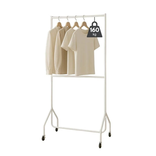 2 Tier 3ft Extendable White Heavy Duty Clothes Rail | 160kg Capacity