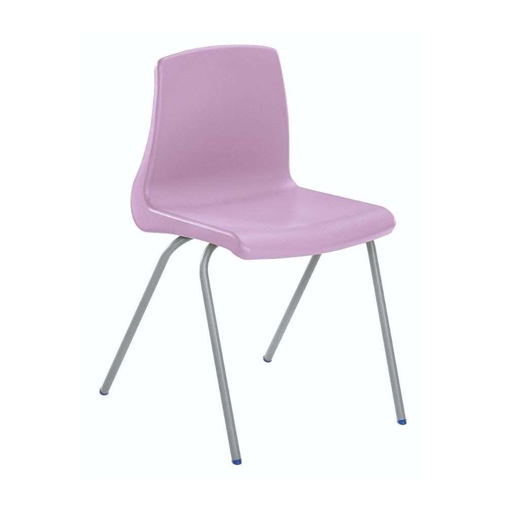 Traditional Style Polypropylene School Chair - 380mm Height (8-11 Years)