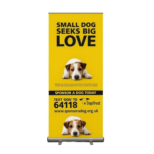 Silver Roller Banner Stand 1000mm | Hardware Only
