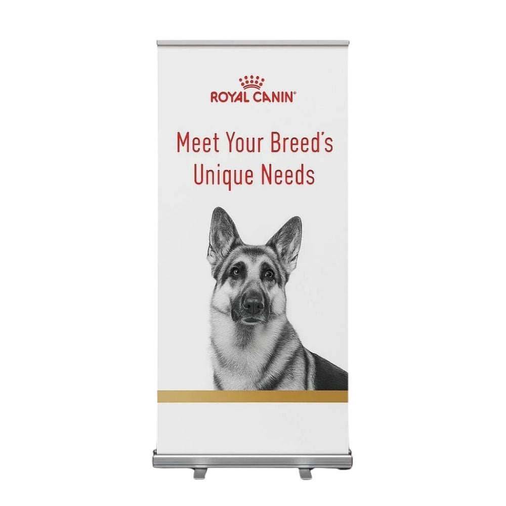 Silver Roller Banner Stand 1200mm | Hardware Only