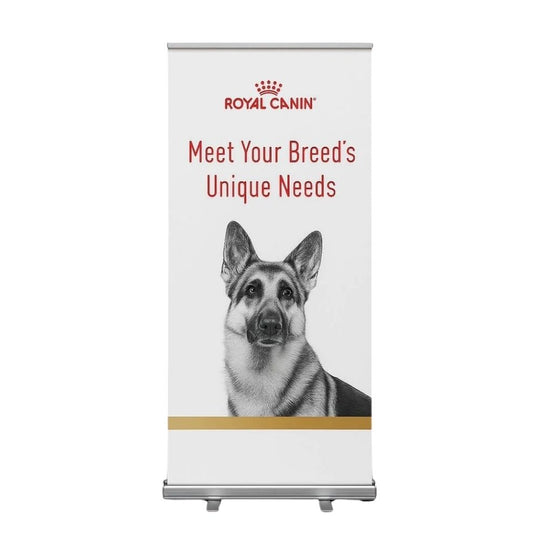 Silver Roller Banner Stand 1200mm | Hardware Only