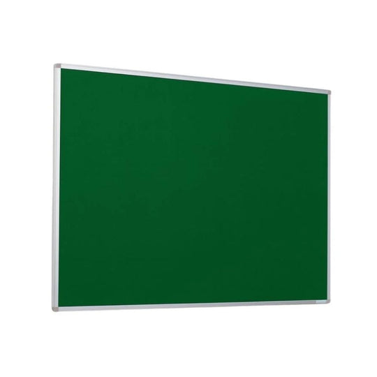 Green Felt Noticeboard with Aluminium Frame - 2400mm x 1200mm | Grand Format