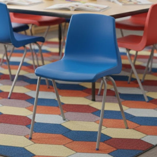Traditional Style Polypropylene School Chair - 310mm Height (4-6 Years)
