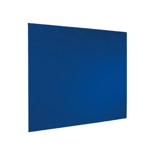 Unframed Fire Resistant Noticeboard - 2400mm x 1200mm | Blue Felt Class B