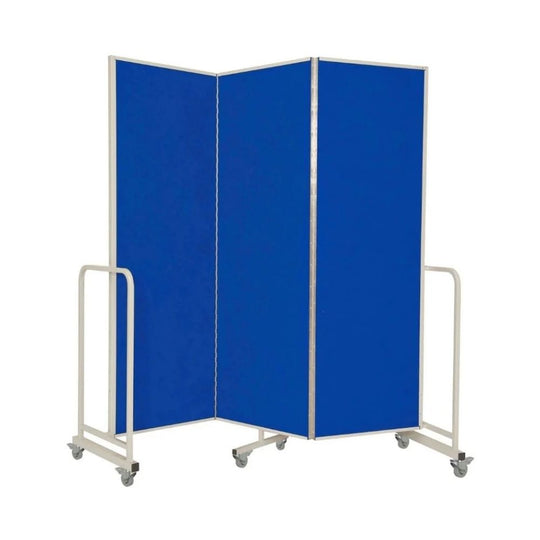 Acoustic Mobile Partition - Blue Sound Absorbing 1800 x 1940mm