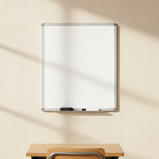 Double Sided Whiteboard - 900 x 600mm - Plain & 25mm Grid Surface