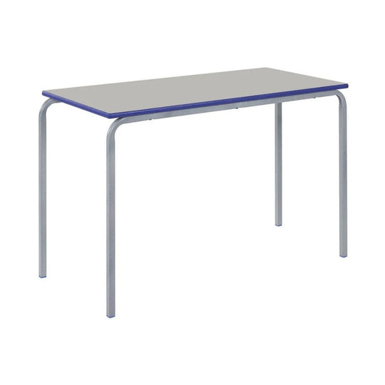 Crushed Bent Rectangular Table with PU Edge - 1200mm x 600mm