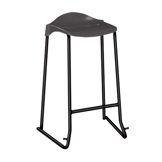 Classic Plastic Stacking Stool with Skid Base - 685mm Height