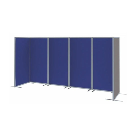 Blue & Grey 6-Panel Aluminium Display Board - 5400mm x 1800mm | Reversible