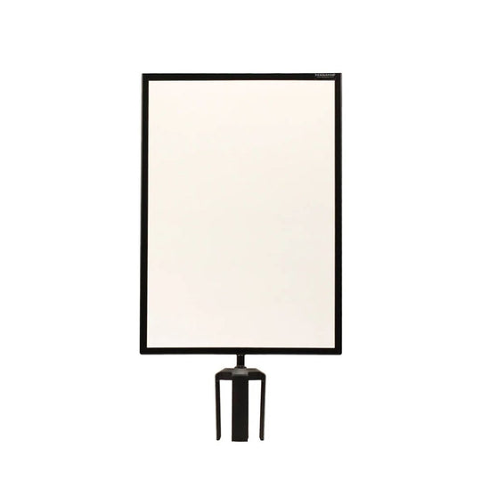 Tensabarrier A3 Black Barrier Sign Holder Portrait (BQT3BLP) | Signage