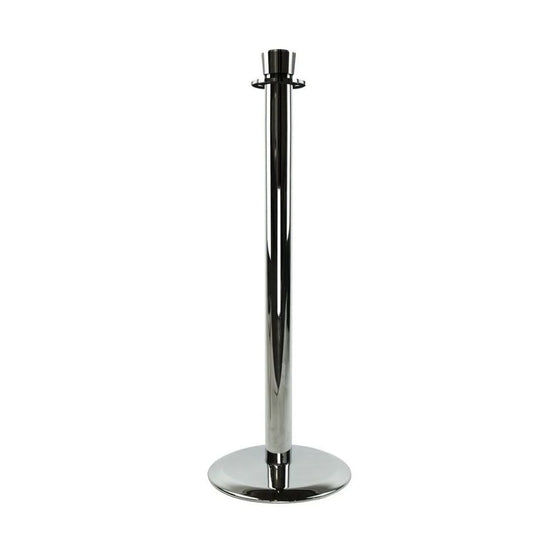 Tensabarrier Advance Rope Barrier Post - Polished Chrome