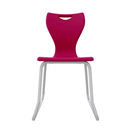Fuchsia Pink Anti-Tilt Skid-Base Senior School Chair - Size 6 - 14+ Years