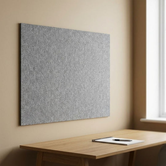 Eco-Friendly Unframed Noticeboard - Grey Felt 900 x 600mm