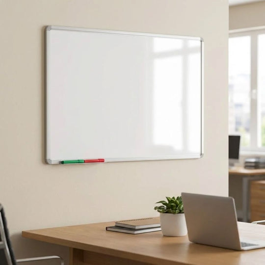 Heavy Duty VES Magnetic Whiteboard - 900 x 600mm - Vitreous Enamel Steel