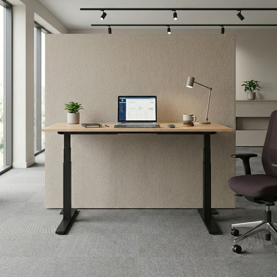 Electric Sit-Stand Desk 1400mm Twin Motor (UK Made)