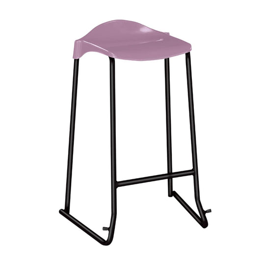 Classic Plastic Stacking Stool with Skid Base - 610mm Height