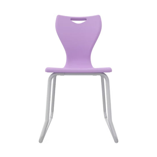 Lilac Purple Anti-Tilt Skid-Base Senior School Chair - Size 6 - 14+ Years