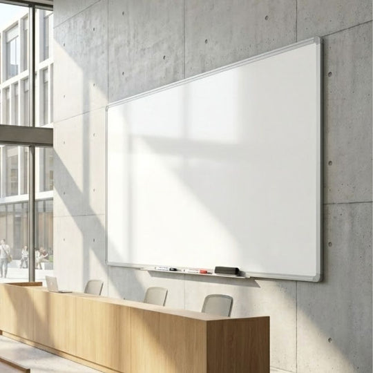 Magnetic Coated Steel Whiteboard 2400 x 1200mm (WBSM1224) | 5 Year Guarantee