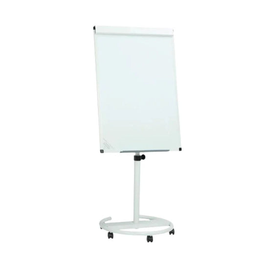 Non-Magnetic Height Adjustable Round Based Flip Chart Easel | Mobile Stand