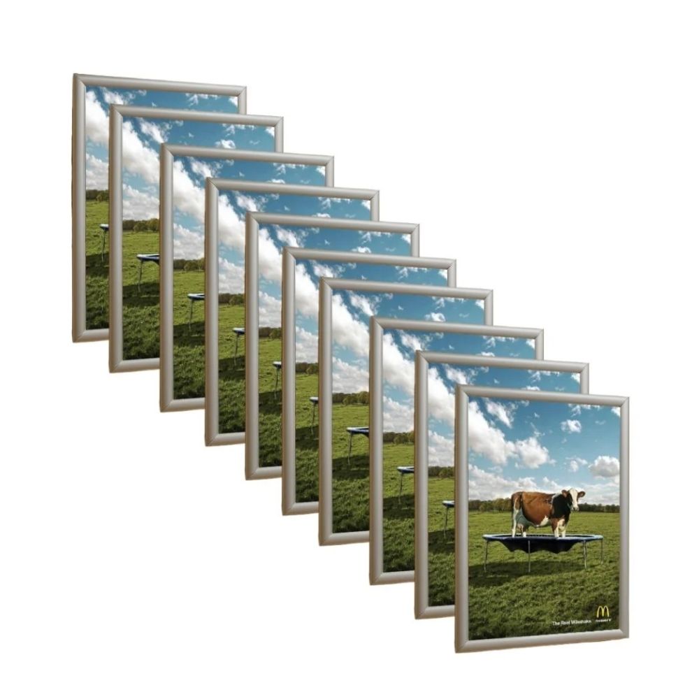 McDonald’s posters with surreal cow imagery, built for playful farm-to-table campaign messaging.