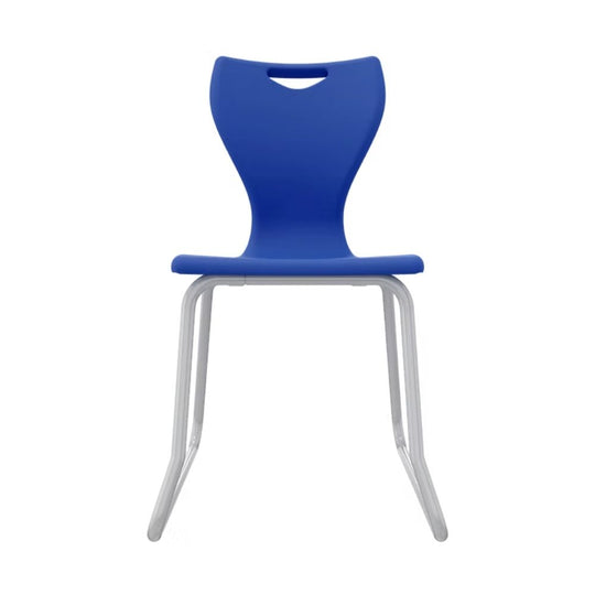 Blue Anti-Tilt Skid-Base Senior School Chair - Size 6 - 14+ Years