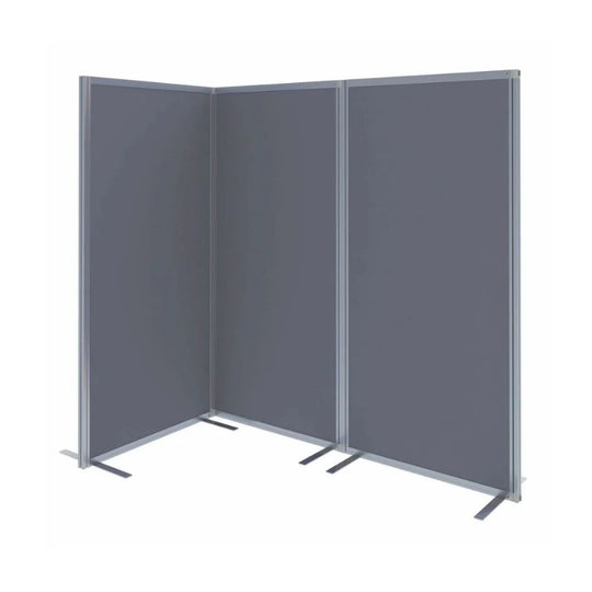 Blue & Grey 3-Panel Aluminium Display Board - 2700mm x 1800mm | Reversible