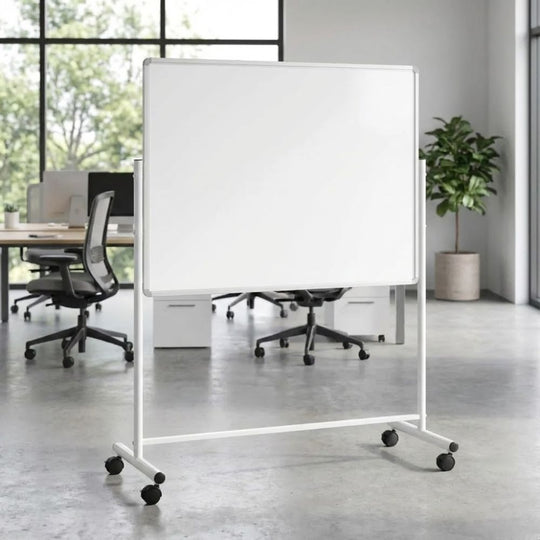 Non-Magnetic Mobile Whiteboard - Landscape 900 x 600mm - Lightweight & Portable